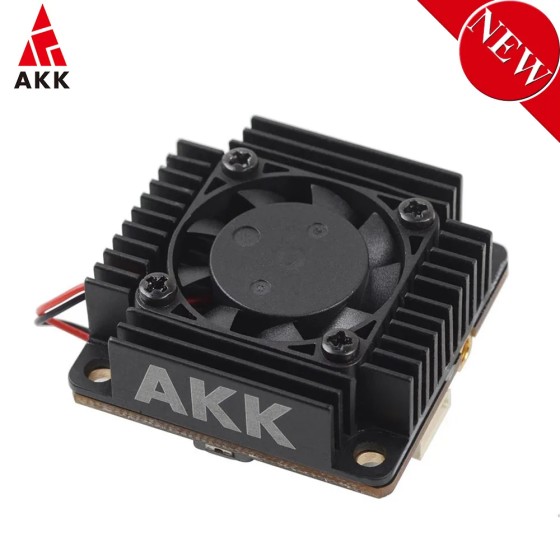 AKK Ultra Long Range 5.8Ghz 3000mW 3W up to 10Km VTX With Fan MIC Smartaudio 30.5*30.5mm for RC FPV Drone Airplane Drone Vtx